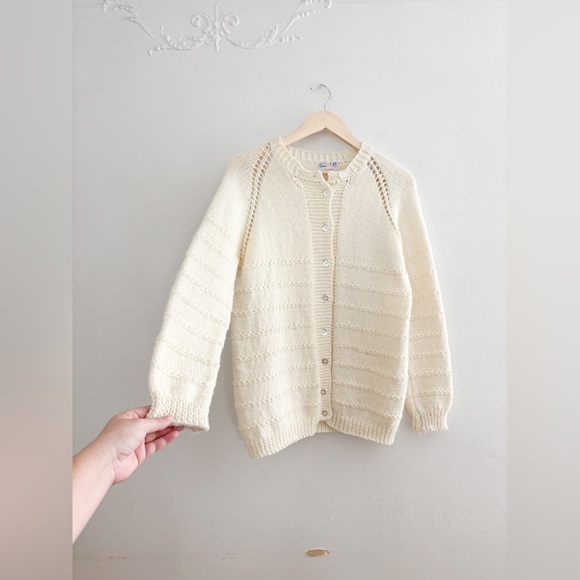 Vintage Handknit Cardigan - Picture 2 of 3